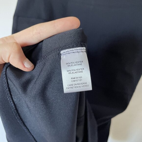 NWT Tommy Hilfiger navy blue sleeveless summer half front zip dress size 8 - Picture 5 of 9